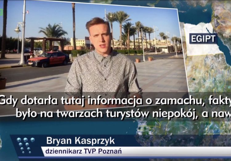 Zamach w Egipcie. W Wiadomościach TVP relacja słupczan