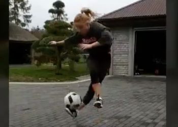 Nadia z piłką robi cuda. Zobacz film!
