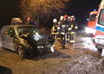 Wypadek w Giewartowie. Ucierpiała jedna osoba