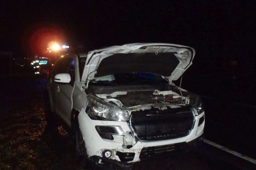 Zderzyły się trzy samochody. Jedna osoba w szpitalu