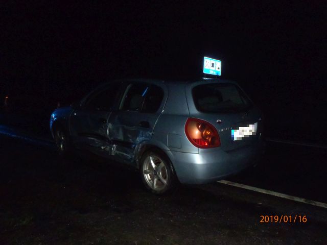Zderzyły się trzy samochody. Jedna osoba w szpitalu