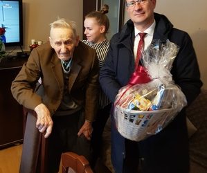 Życzenia dla najstarszego mieszkańca Ratynia