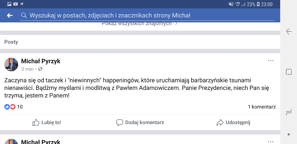 Burmistrz zabiera głos po ataku na prezydenta Gdańska