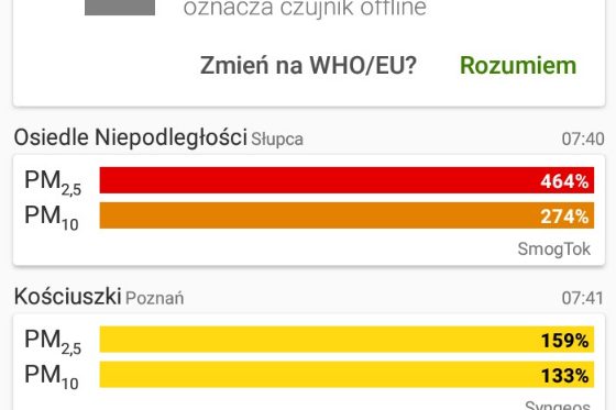 „Szkoła jest truta przez smog”