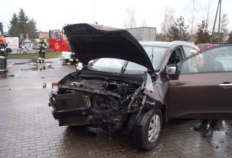 Wypadek na K92 w Strzałkowie ZDJĘCIA