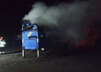 Strzałkowo: Pożar w składzie węgla