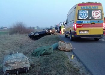 Wypadek Amerykanów. Dwie osoby ranne