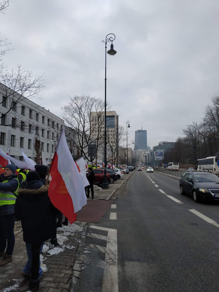 Nasi rolnicy protestują w Warszawie