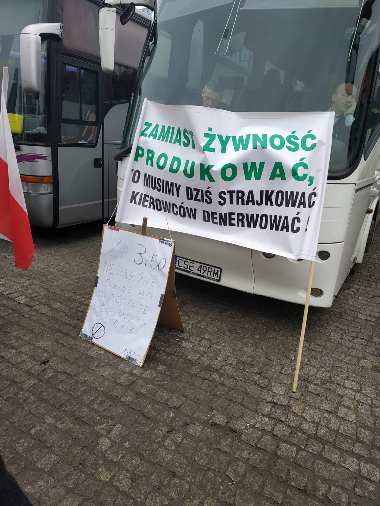 Nasi rolnicy protestują w Warszawie