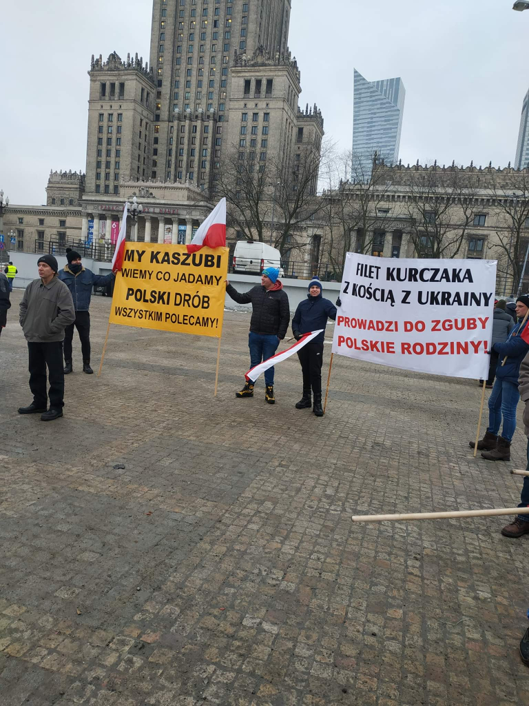 Nasi rolnicy protestują w Warszawie