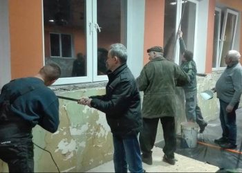 Kamień: Strażacy remontują salę ZDJĘCIA