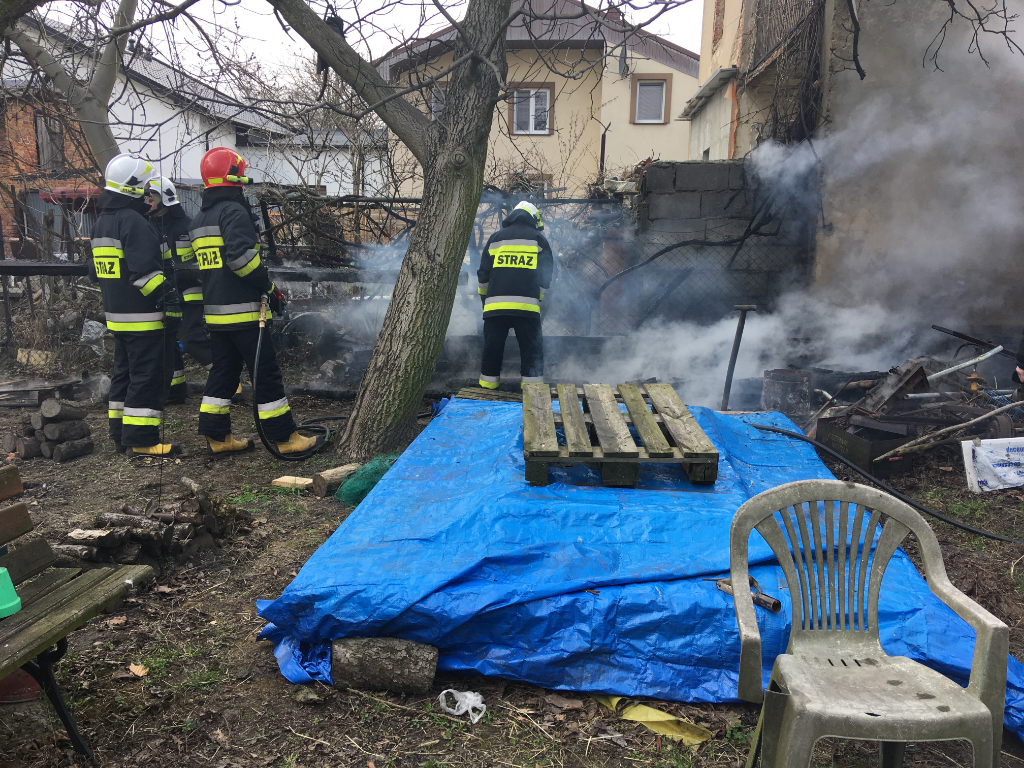 Słupca: Pożar na Armii Krajowej ZDJĘCIA