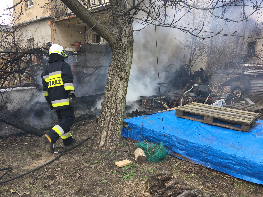 Słupca: Pożar na Armii Krajowej ZDJĘCIA