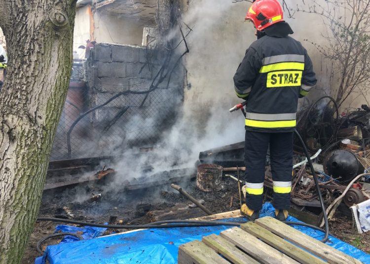 Słupca: Pożar na Armii Krajowej ZDJĘCIA