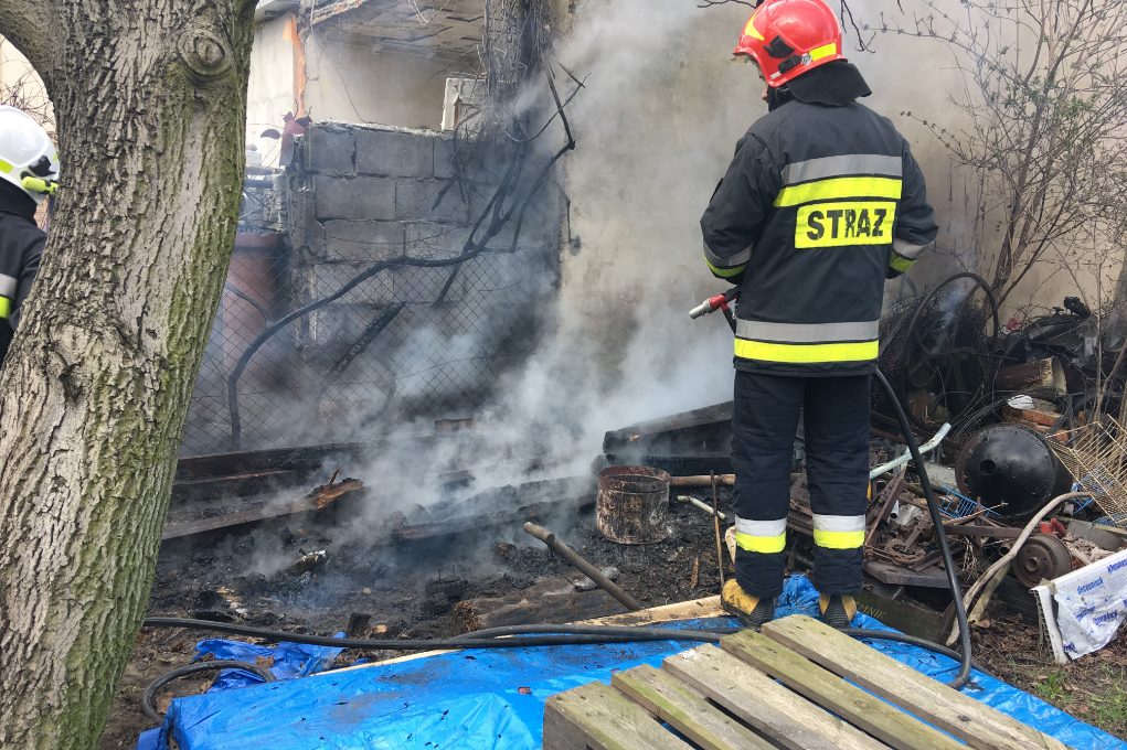 Słupca: Pożar na Armii Krajowej ZDJĘCIA