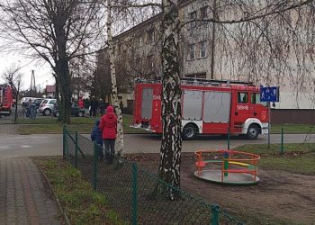 Strzałkowo: Pożar w bloku. Trwa akcja