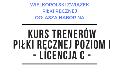 Zostań trenerem piłki ręcznej