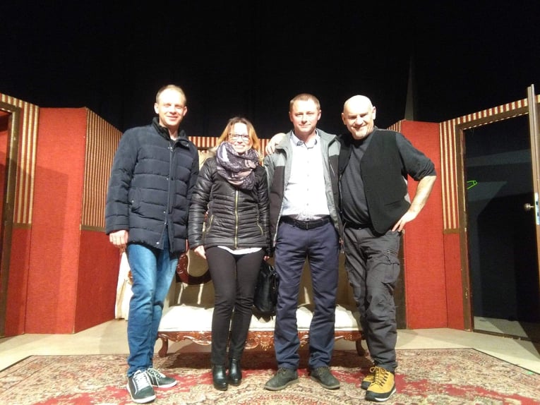 Ratyń na spektaklu w Gnieźnie