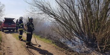 Gasili pożar w Lądzie