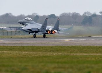 Samoloty F-15 w Powidzu