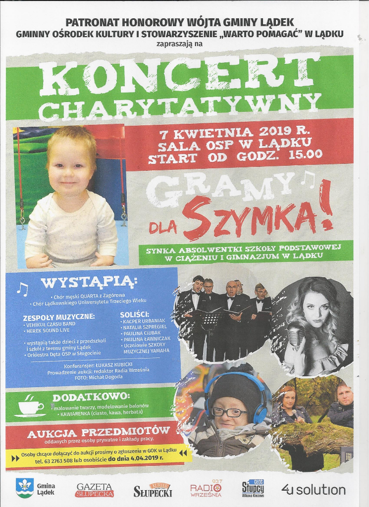 Dyrektor GOK w Lądku prosi o wsparcie konecertu