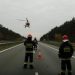 Helikopter LPR lądował na autostradzie