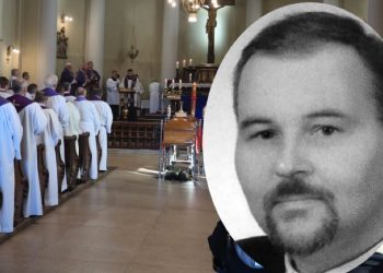 Tłumy strzałkowian żegnały ks. Wojciecha FILM