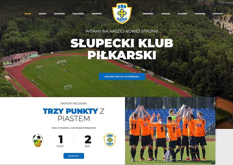 Nowa strona SKP Słupca