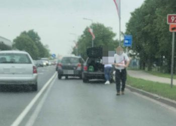 Wypadek koło Mostostalu. Poznańska zablokowana