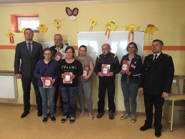 Zagórów: Przekazali czujki dymu