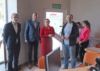 Minister Możdżanowska w redakcji Kuriera