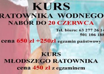 Zapraszają na kurs ratownika wodnego