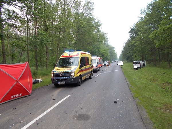 Tragedia na drodze. Nie żyje motocyklista