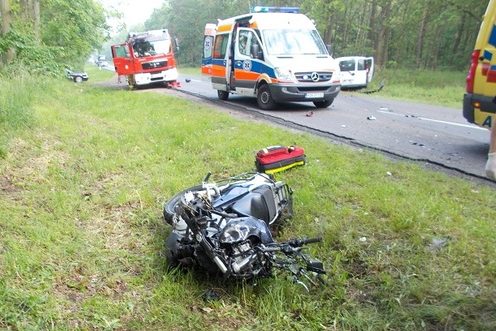 Tragedia na drodze. Nie żyje motocyklista