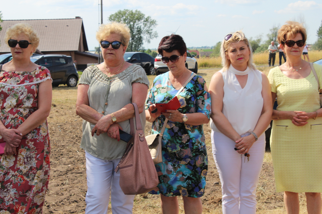 Poświęcenie terenu pod hospicjum w Gółkowie i figury Matki Boskiej