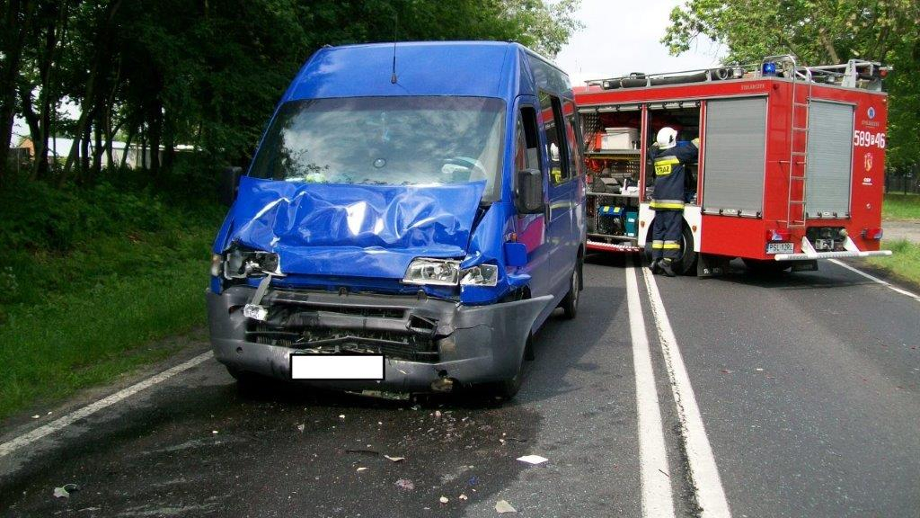 Wypadek w Stawie: Jedna osoba trafiła do szpitala ZDJĘCIA