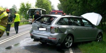 Wypadek w Stawie: Jedna osoba trafiła do szpitala ZDJĘCIA