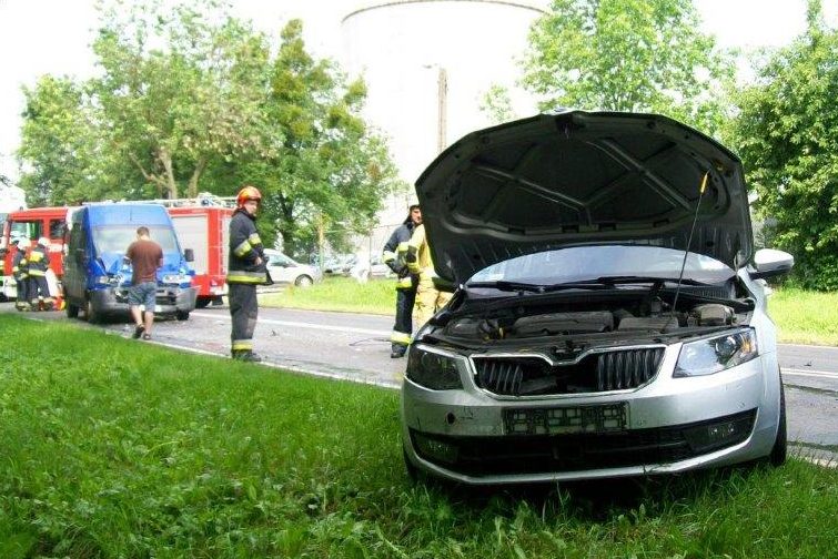 Wypadek w Stawie: Jedna osoba trafiła do szpitala ZDJĘCIA