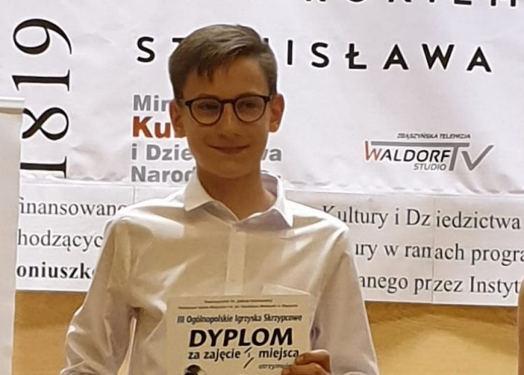 Mateusz wygrał ogólnopolski konkurs