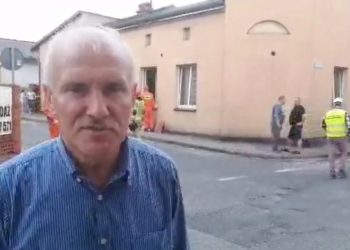 Burmistrz po wybuchu: Nie zostawimy tych ludzi bez opieki