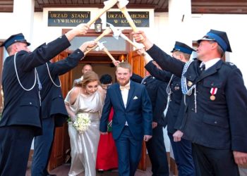 Prezes straży się ożenił. Gratulacje dla Marty i Arka!