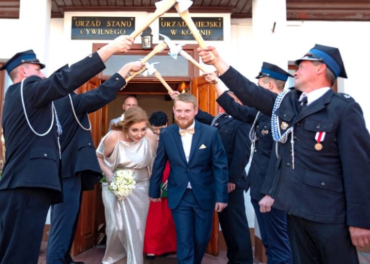 Prezes straży się ożenił. Gratulacje dla Marty i Arka!