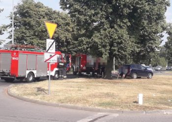 Wypadek na Warszawskiej. Ucierpiał motocyklista