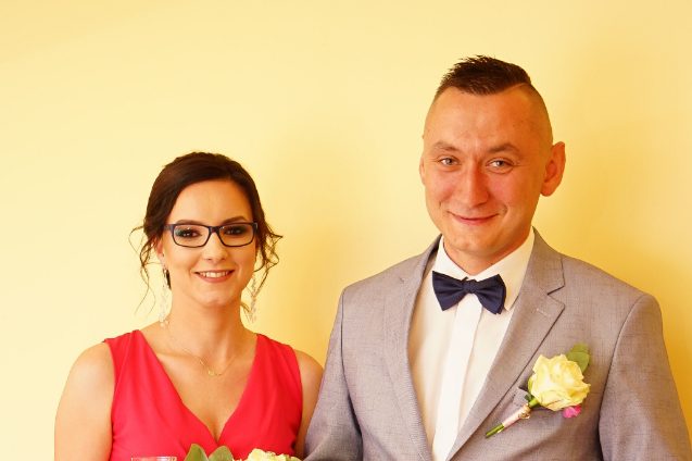 Klaudia i Adrian. Gratulujemy!