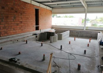 Zakończono betonowanie niecki basenowej