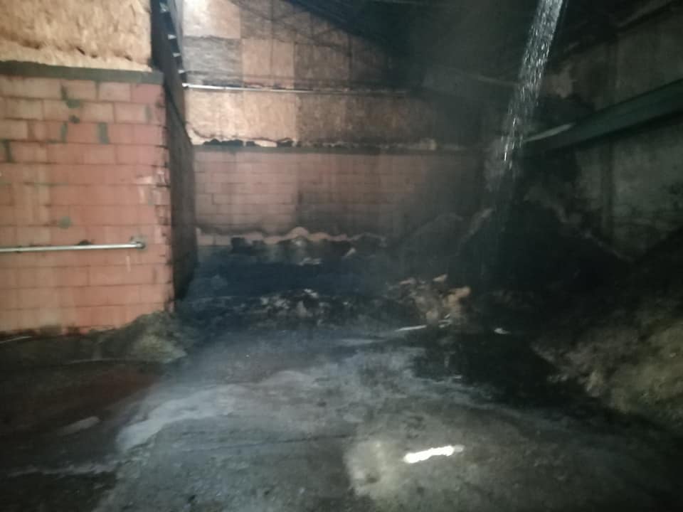 Paliło się w fabryce pelletu