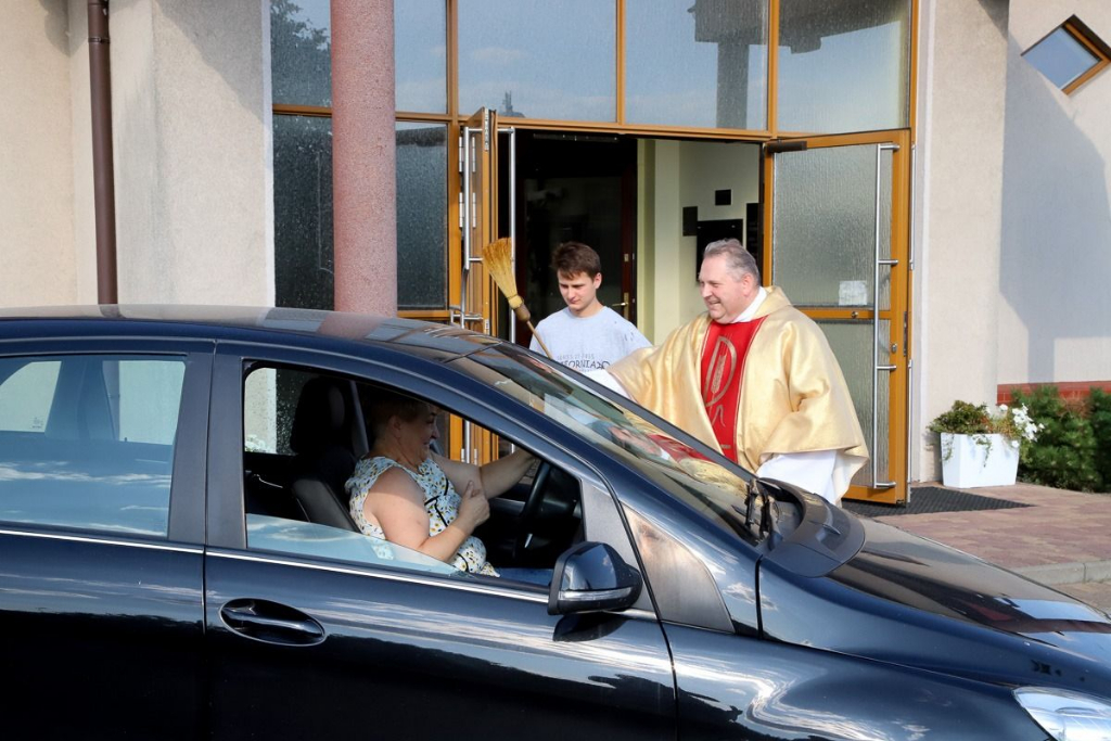 Poświęcili pojazdy na św. Krzysztofa