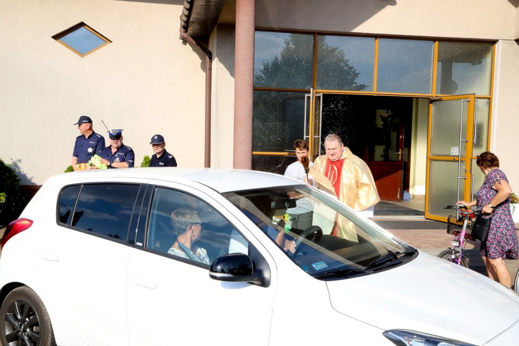 Poświęcili pojazdy na św. Krzysztofa