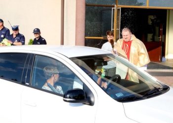 Poświęcili pojazdy na św. Krzysztofa