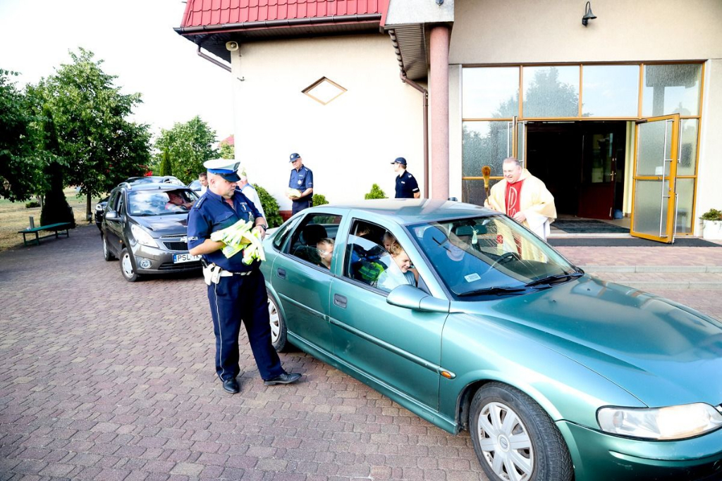 Poświęcili pojazdy na św. Krzysztofa